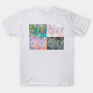 Starry Nights Over MeepNana Festival Glassed Quads T-Shirt